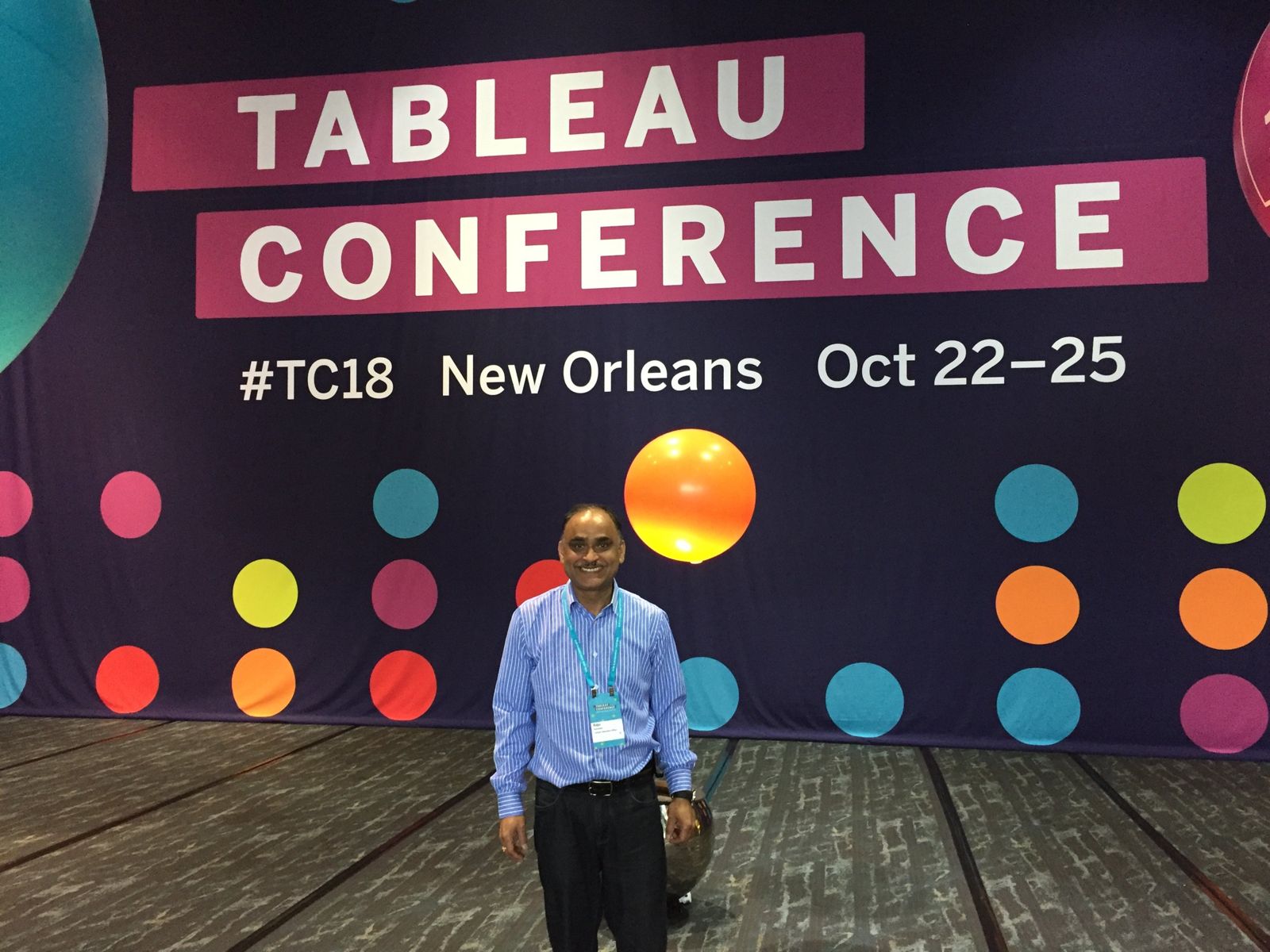 Dr. Raju Varanasi at Tableau Conference 2018